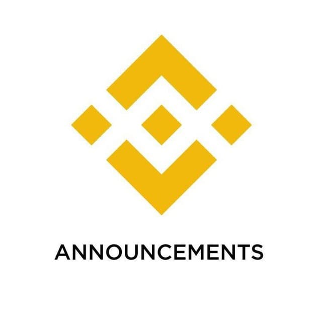 You are currently viewing Telegram channel – Binance Announcements